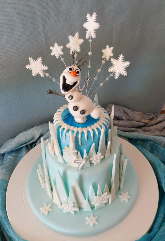 Olaf Birthday Cake
 Delicious Designs by Jill Pryor Frozen Olaf Birthday Cake
