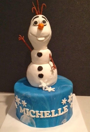 Olaf Birthday Cake
 Frosted Insanity Frozen Olaf Cake