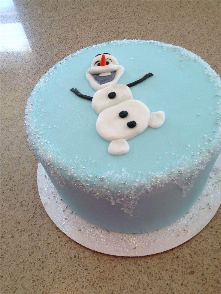 Olaf Birthday Cake
 17 Best images about Frozen Olaf Cookies Cakes and Ideas