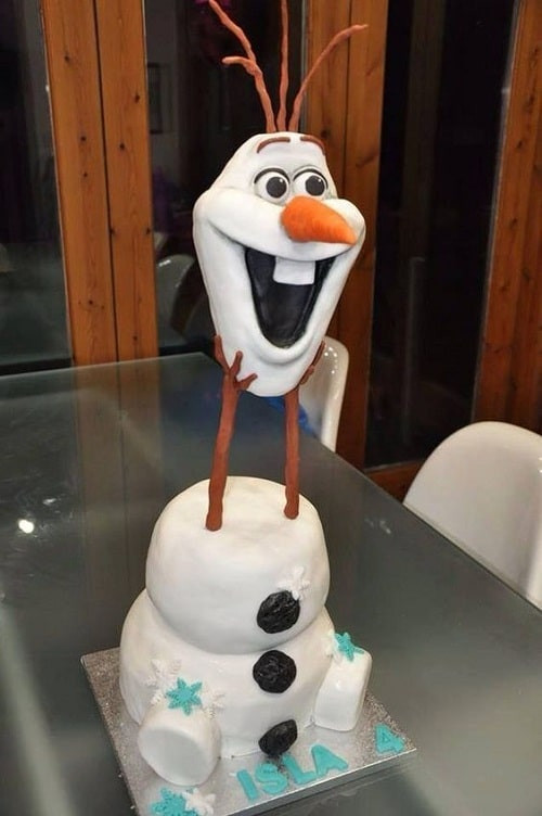 Olaf Birthday Cake
 21 Disney Frozen Birthday Cake Ideas and My Happy