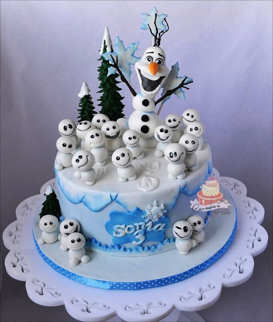 Olaf Birthday Cake
 Olaf cake … in 2019