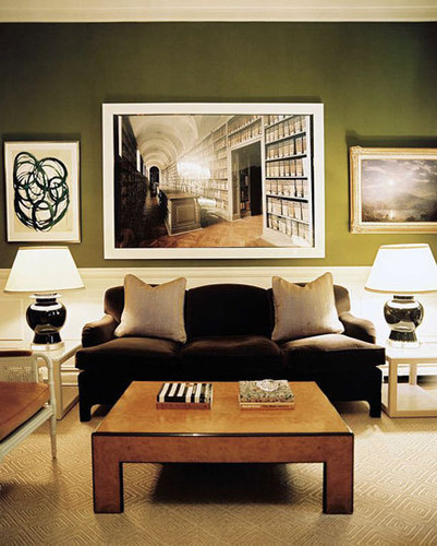 Olive Green Living Room Ideas
 Eye For Design Olive Green Interiors