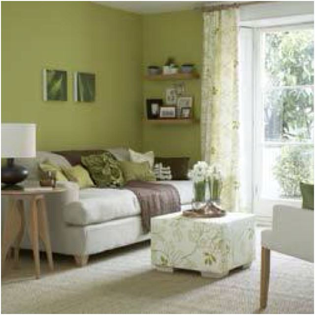 Olive Green Living Room Ideas
 Olive green living room possibly
