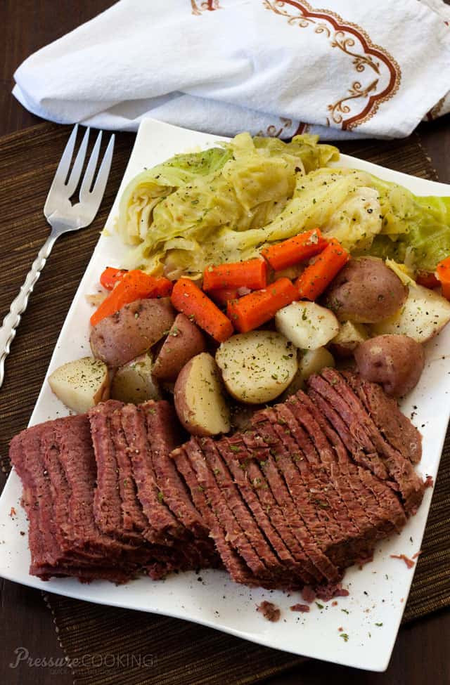 One Pot Corned Beef And Cabbage
 Pressure Cooker Instant Pot Corned Beef and Cabbage Recipe