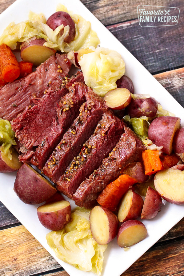 One Pot Corned Beef And Cabbage
 Instant Pot Corned Beef and Cabbage Favorite Family Recipes