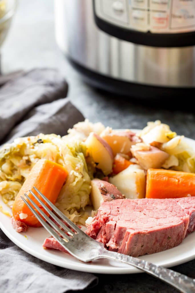 One Pot Corned Beef And Cabbage
 corned beef corned beef and cabbage slow cooker corn beef