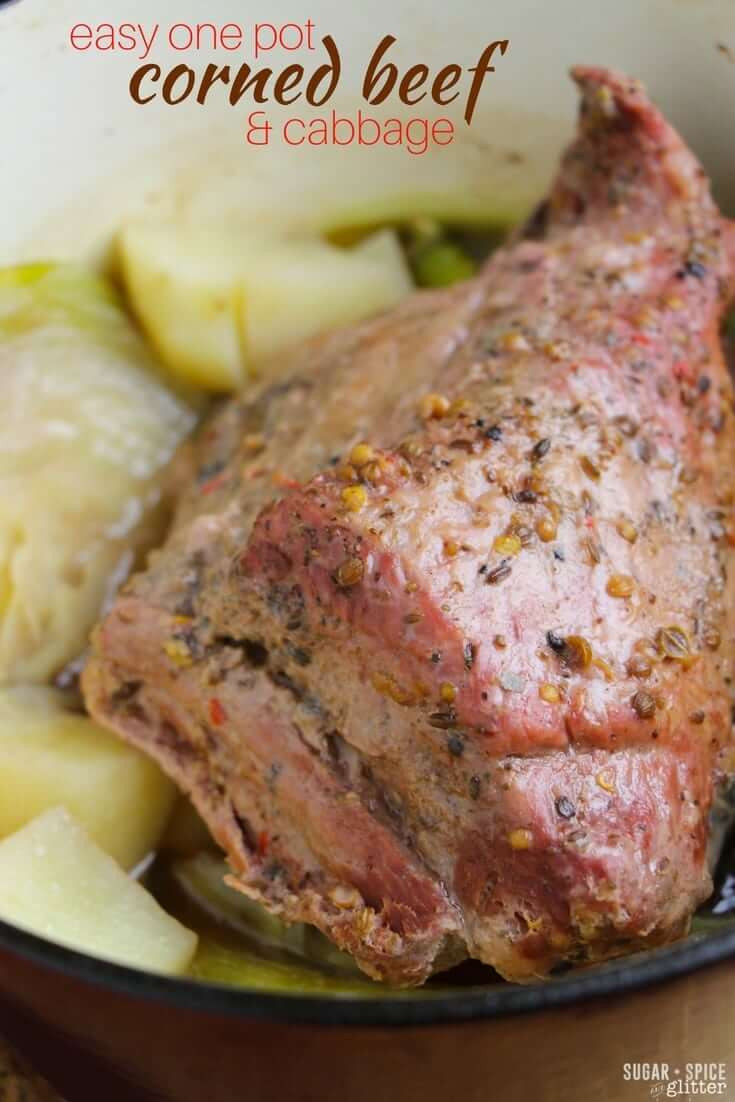 One Pot Corned Beef And Cabbage
 e Pot Corned Beef Cabbage ⋆ Sugar Spice and Glitter