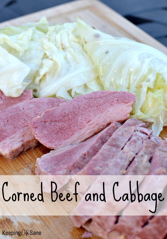 One Pot Corned Beef And Cabbage
 e Pot Corned Beef and Cabbage Keeping Life Sane