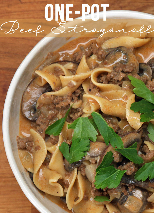 One Pot Ground Beef Recipes
 Recipe e Pot Ground Beef Stroganoff My Favorite Things