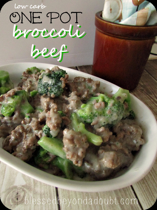 One Pot Ground Beef Recipes
 e Pot Low Carb Beef Broccoli Recipe