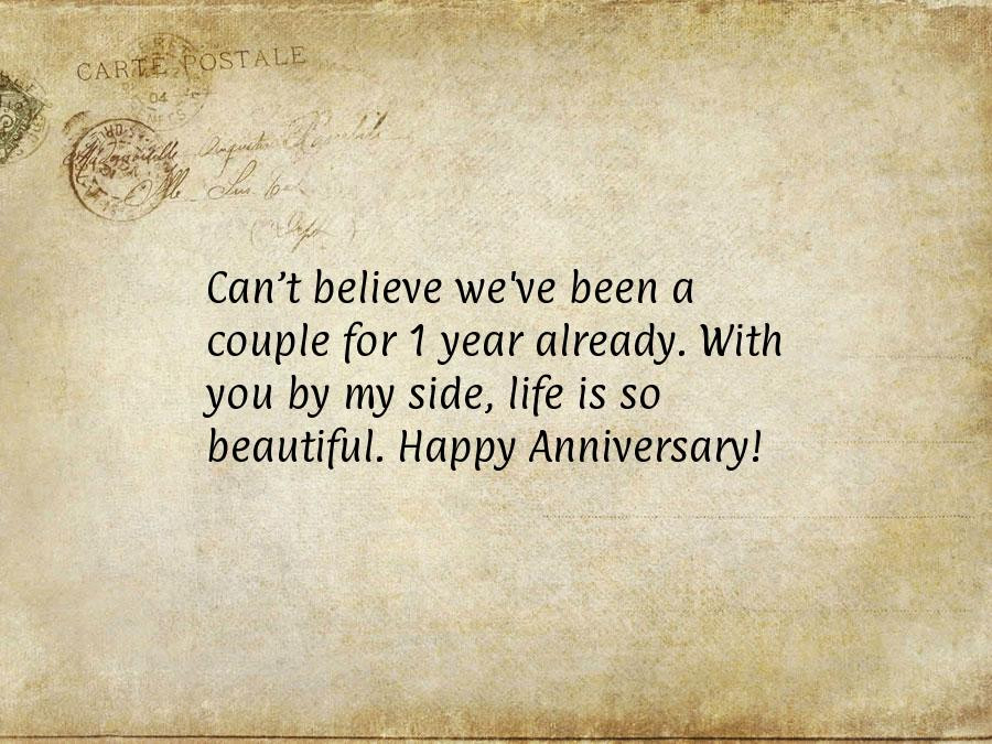One Year Anniversary Quotes For Boyfriend
 Happy Anniversary Quotes For Husband QuotesGram