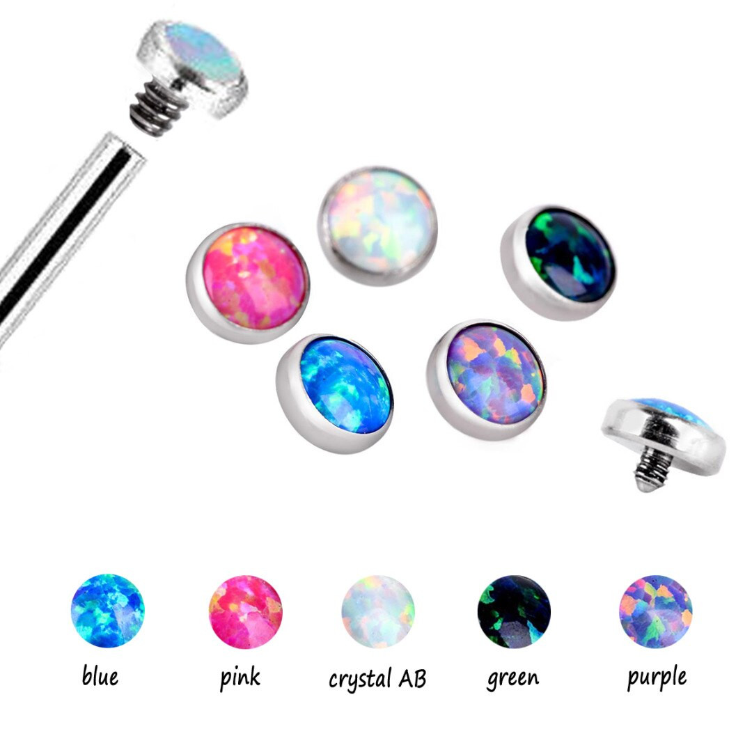 Opal Body Jewelry
 Charming Surgical Steel Body Piercing Jewelry Shellhard