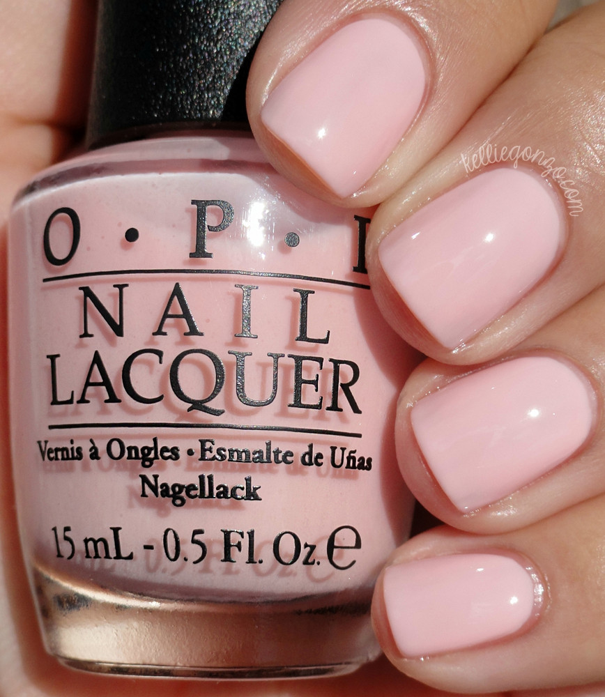 Opi Pink Nail Colors
 KellieGonzo OPI Soft Shades Oz The Great and Powerful
