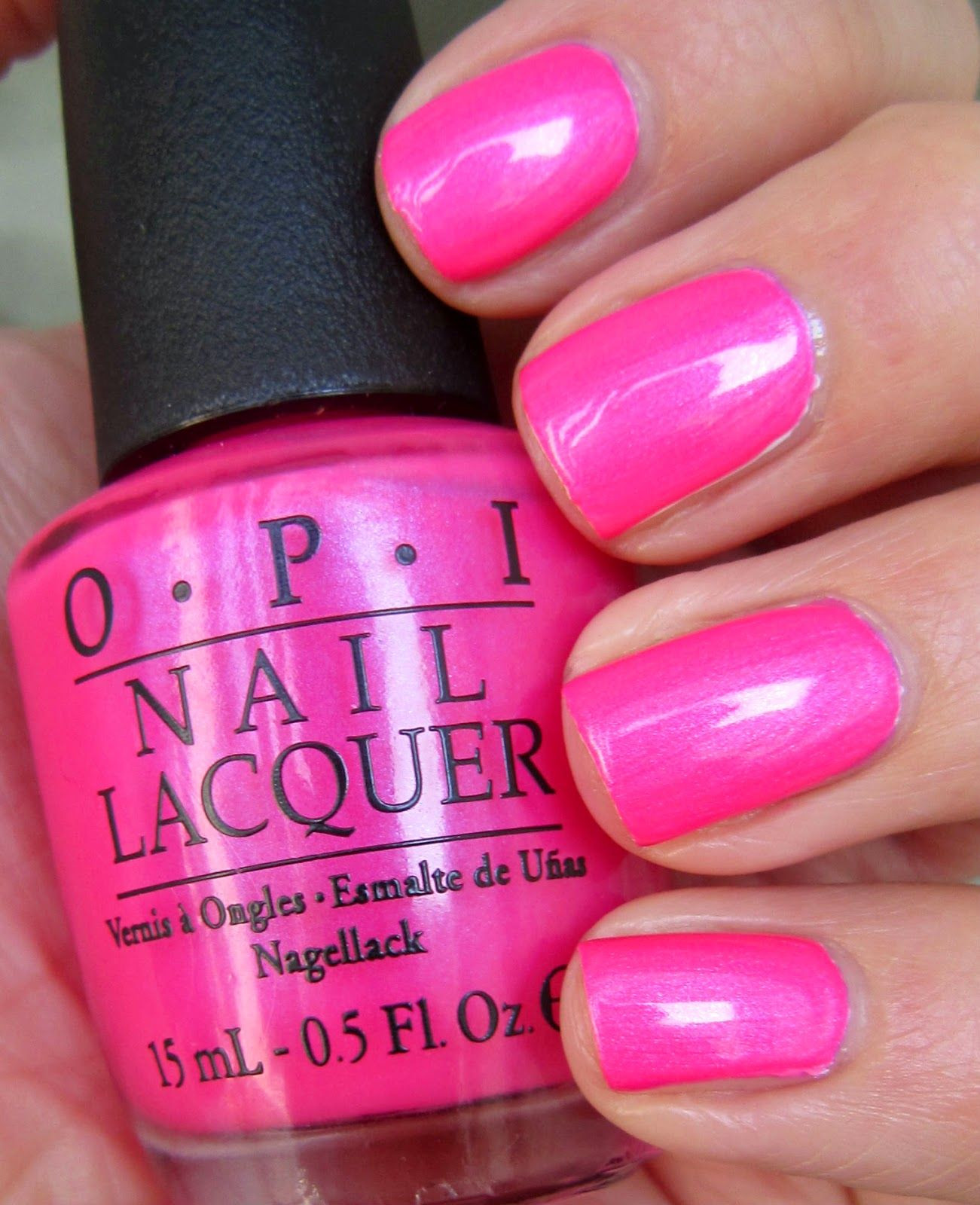 Opi Pink Nail Colors
 OPI Hotter Than You Pink neons 2014 collection