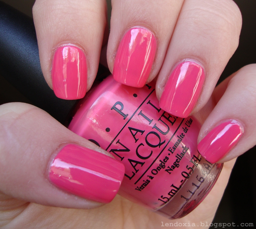 Opi Pink Nail Colors
 Lendoxia OPI Elephantastic pink