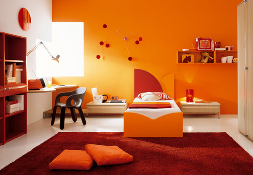 Orange Kids Room
 28 Awesome Kids Room Decor Ideas and s by KIBUC