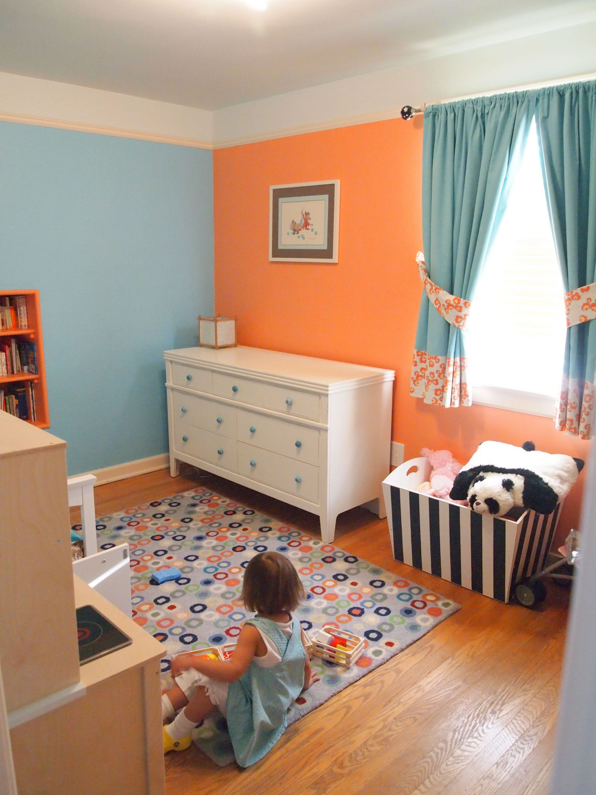 Orange Kids Room
 Aqua and orange ideas for Allys big girl room