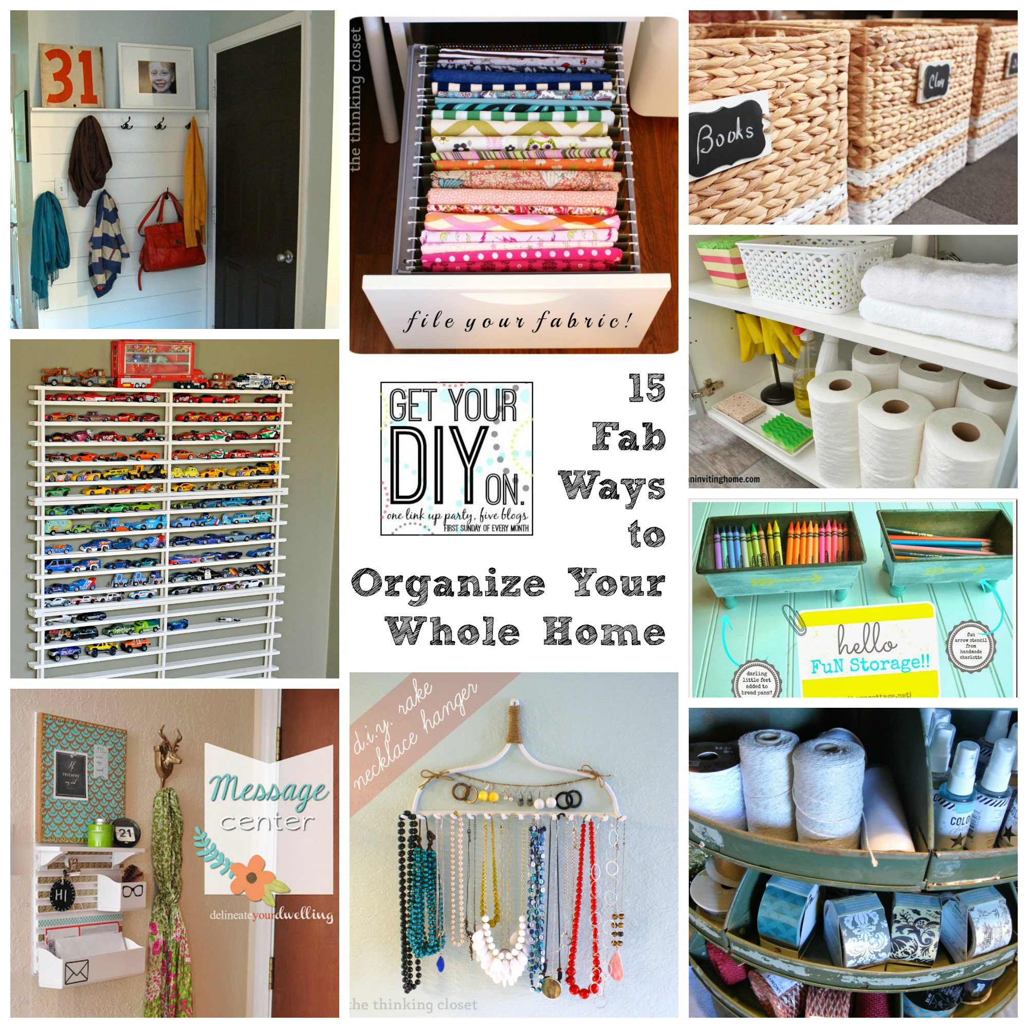 Organization Ideas DIY
 15 Fabulous Organizing Ideas for Your Whole House DIY