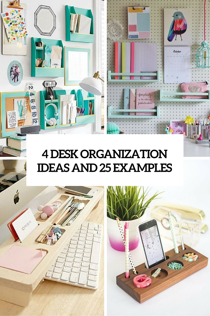 Organization Ideas DIY
 diy desk organizers Archives Shelterness
