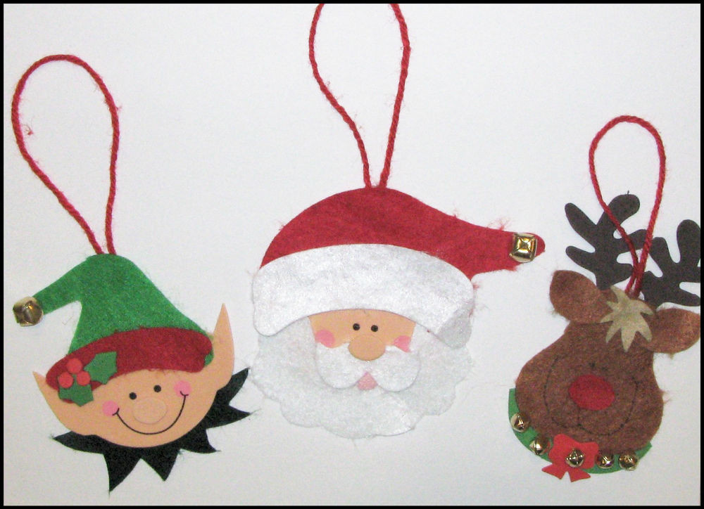 Ornament Crafts For Kids
 Felt Christmas Ornament Craft Kit for Kids Santa Elf