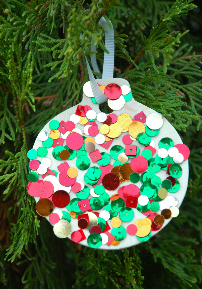 Ornament Crafts For Kids
 Sequin Ornaments