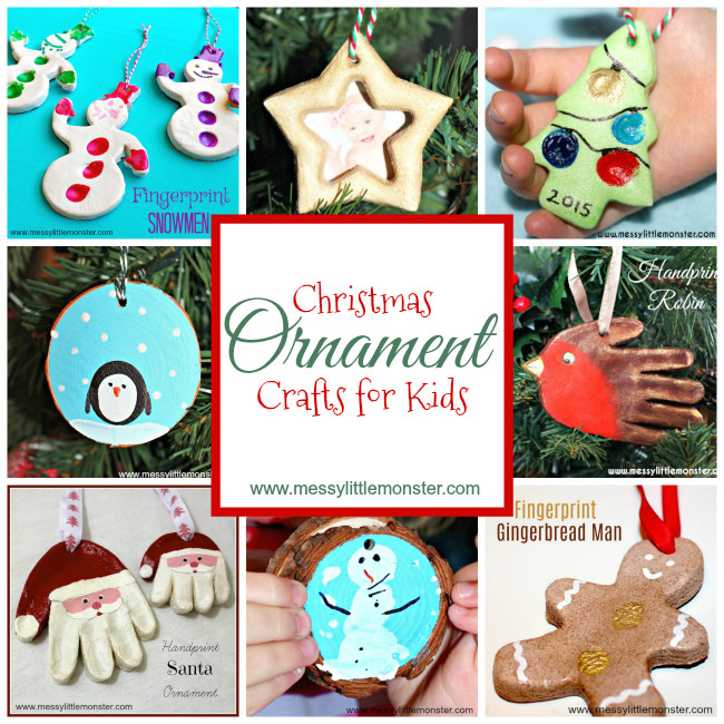 Ornament Crafts For Kids
 DIY Christmas Ornament Crafts for Kids Messy Little Monster