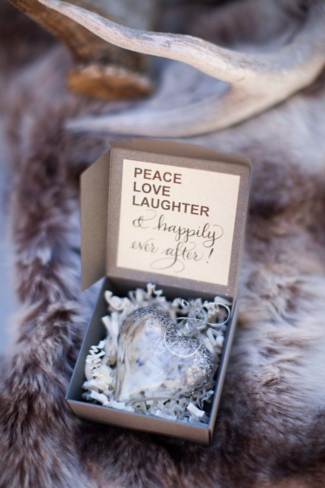 Ornament Wedding Favors
 35 Brilliant Ideas for Winter Wedding Favors