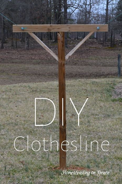 Outdoor Clothesline DIY
 The Clothesline that Jeremy Built