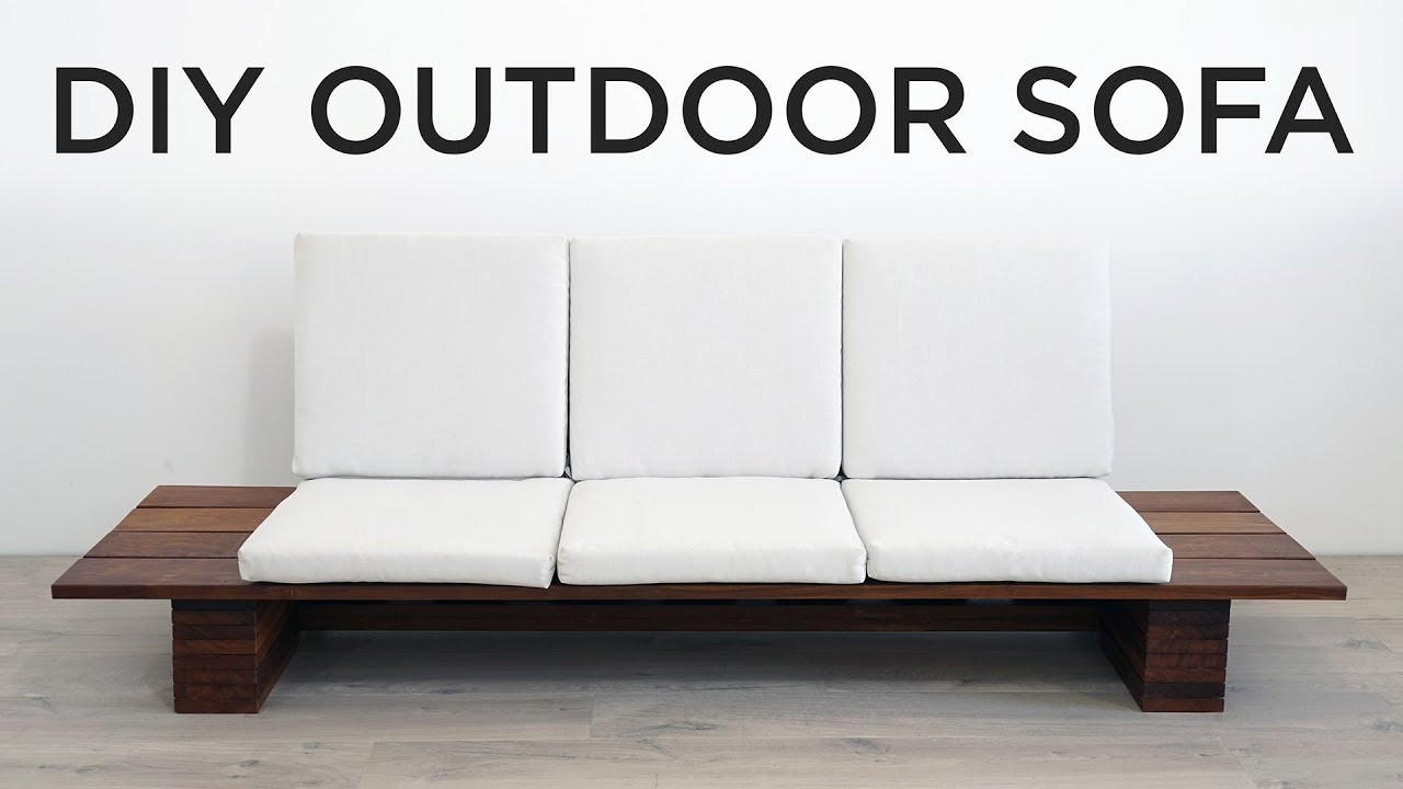Outdoor Couch DIY
 DIY Outdoor Sofa