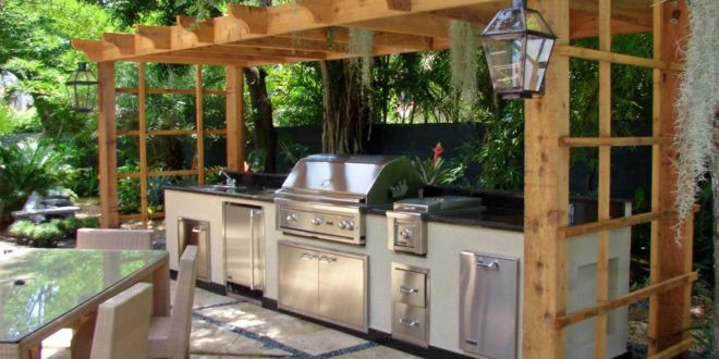 Outdoor Kitchen Cabinets DIY
 10 Outdoor Kitchen Plans Turn Your Backyard Into