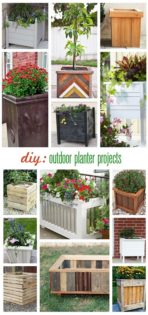 Outdoor Planter DIY
 Buy or DIY Outdoor Square Planters