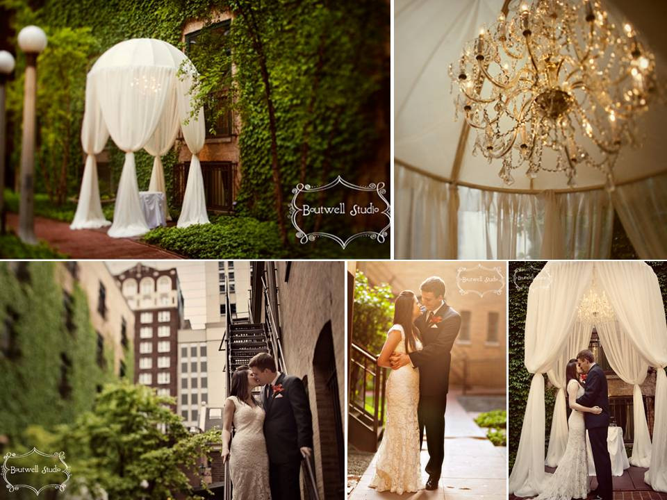 Outdoor Wedding Venues Chicago
 Stunning outdoor Chicago wedding venue covered in ivy