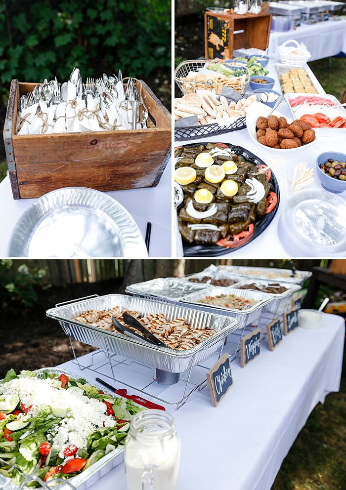 Outside Engagement Party Ideas
 Our Backyard Engagement Party Details The Food & Utensil