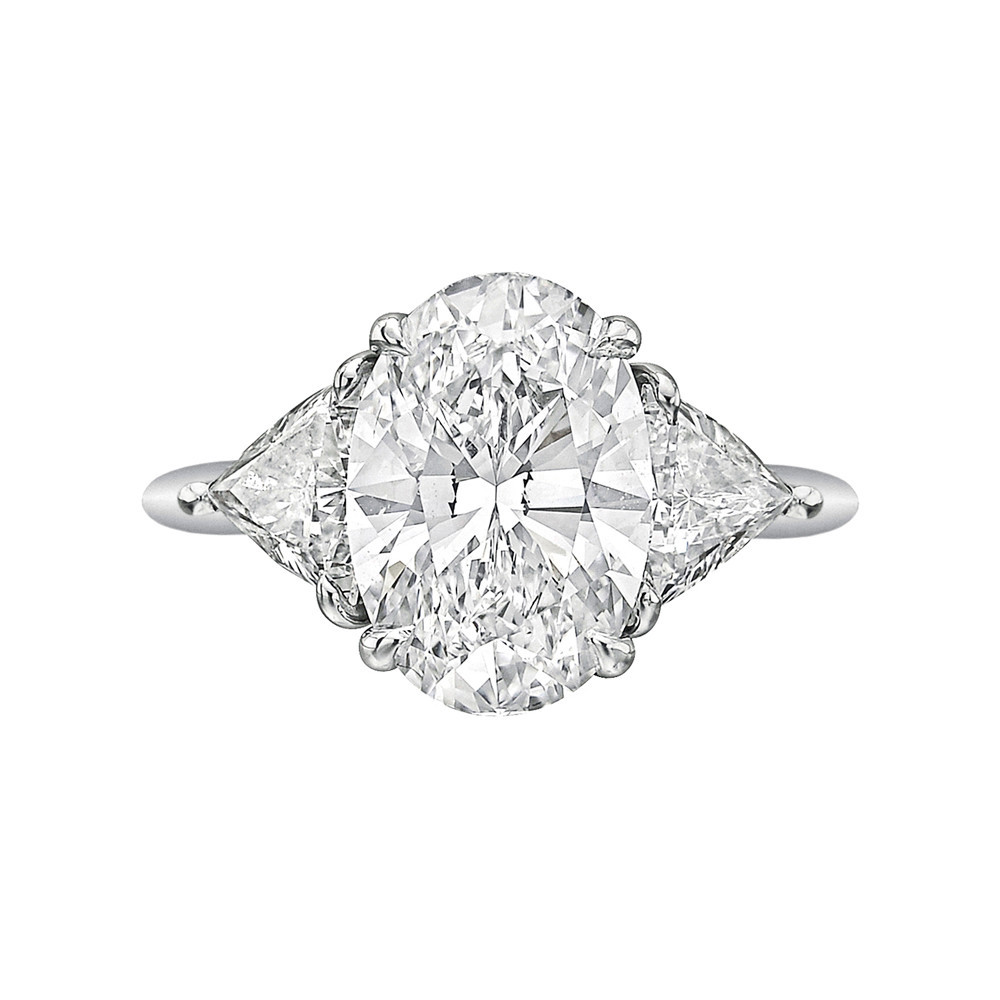 Oval Cut Diamond Engagement Rings
 Tiffany Oval Cut Diamond Ring