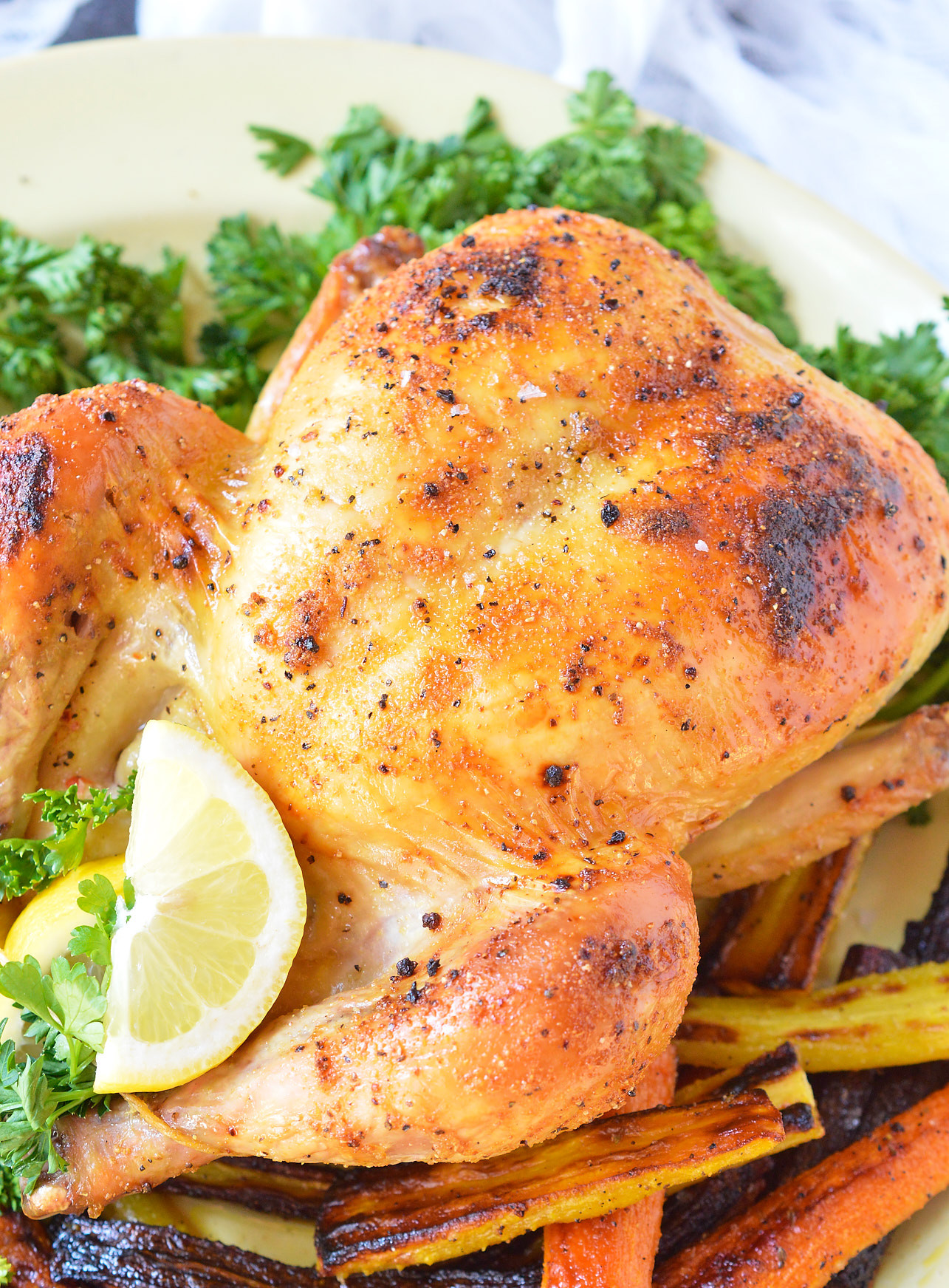 Oven Baked Chicken Recipe
 Oven Roasted Whole Chicken WonkyWonderful