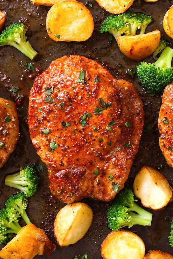 Oven Grilled Pork Chops
 Easy Juicy Oven Baked Boneless Pork Chops are rubbed with