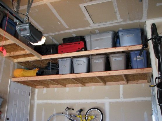 Overhead Garage Organization
 Best 25 Overhead garage storage ideas on Pinterest