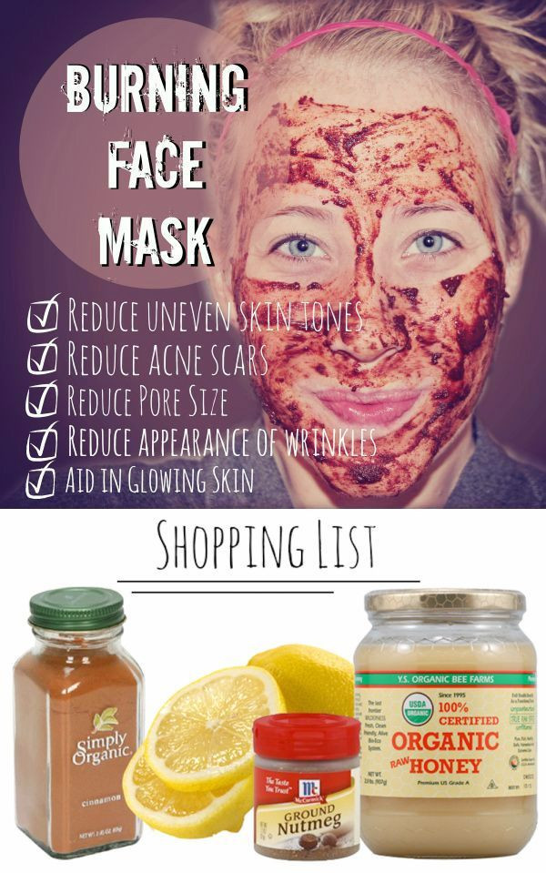 Overnight Face Mask DIY
 Acne Treatment Overnight Acne Treatment DIY Burning Face