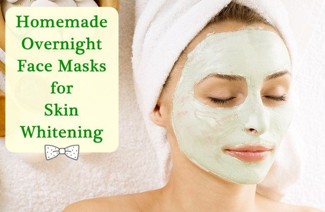 Overnight Face Mask DIY
 Homemade Overnight Skin Whitening Face Mask