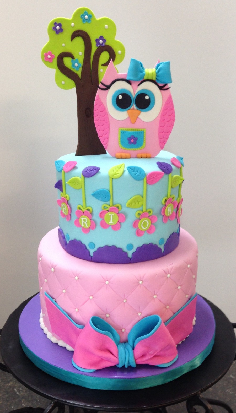 Owl Birthday Cakes
 Owl Birthday Cake CakeCentral