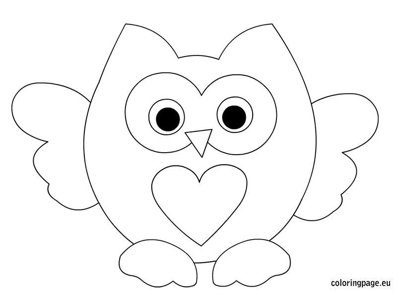 Owl Coloring Pages For Kids
 Owl coloring page … Owls For Baby Edward 2016 2017