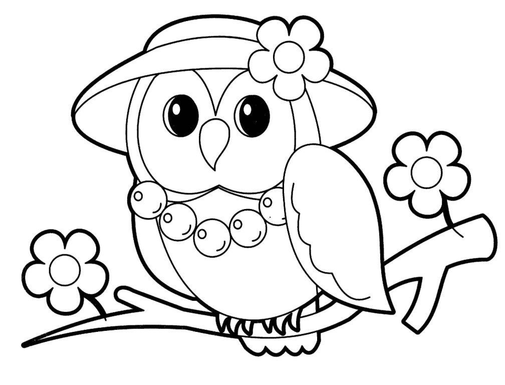 Owl Coloring Pages For Kids
 Owl Coloring Pages For Kids Coloring Home