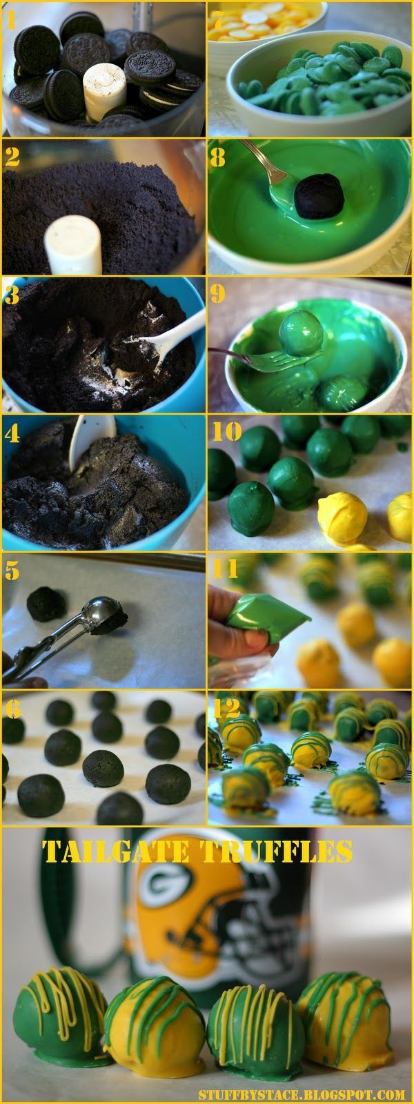 Packer Party Food Ideas
 Tailgate truffles are an easy and delicious dessert Add