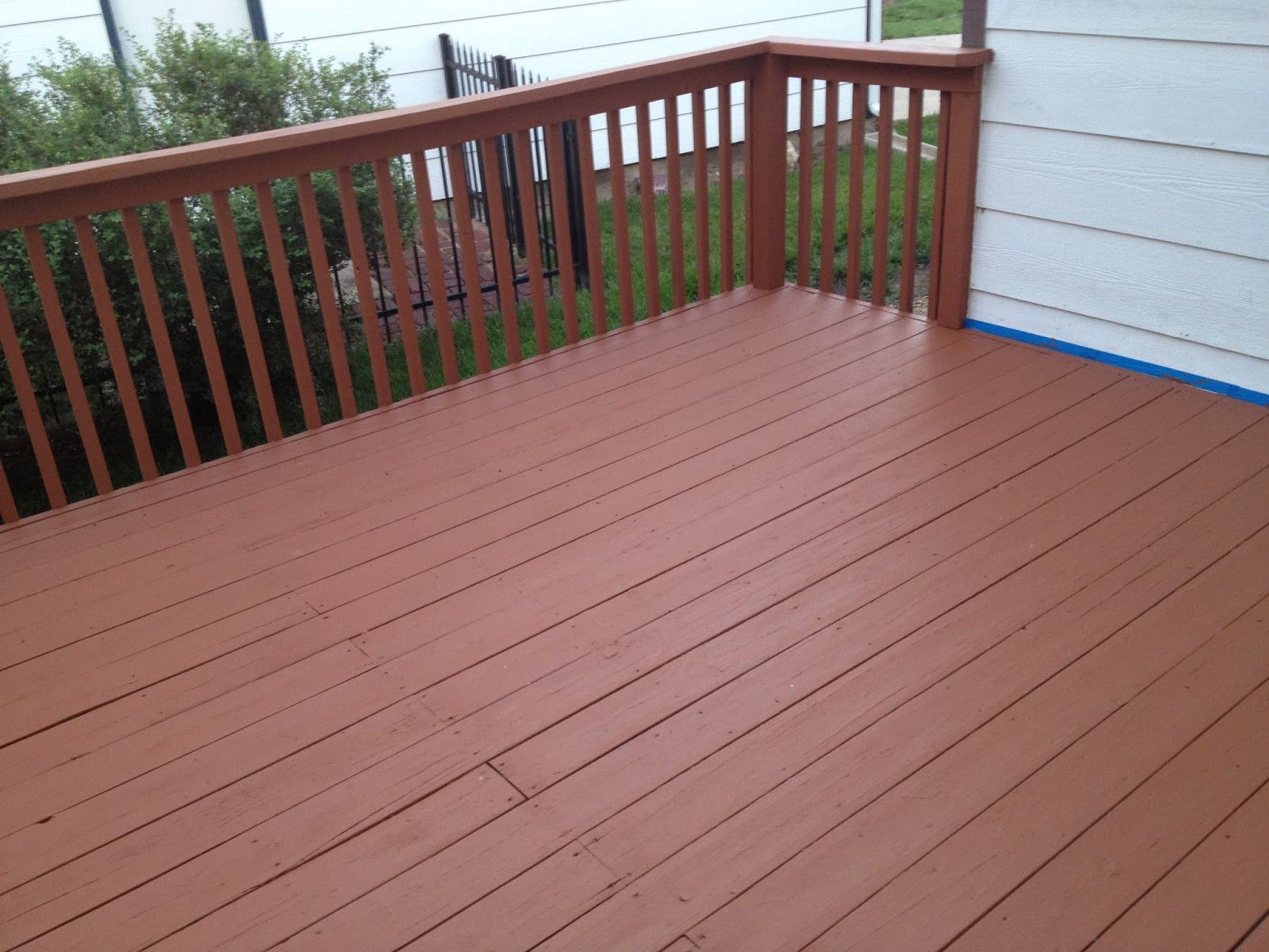 Painted Deck Colors
 Behr Deckover Cappuccino Solid Color
