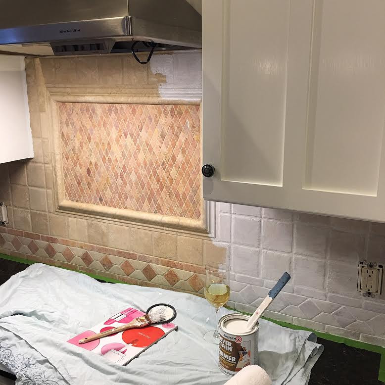 Painting Kitchen Tile Backsplash
 Follow these easy steps to paint your ugly back splash