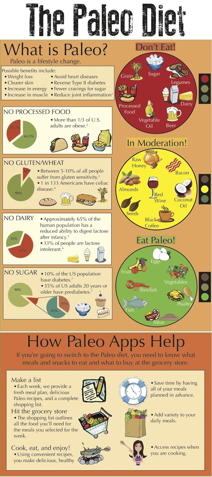 Paleo Diet Infographic
 The Paleo Diet Infographic