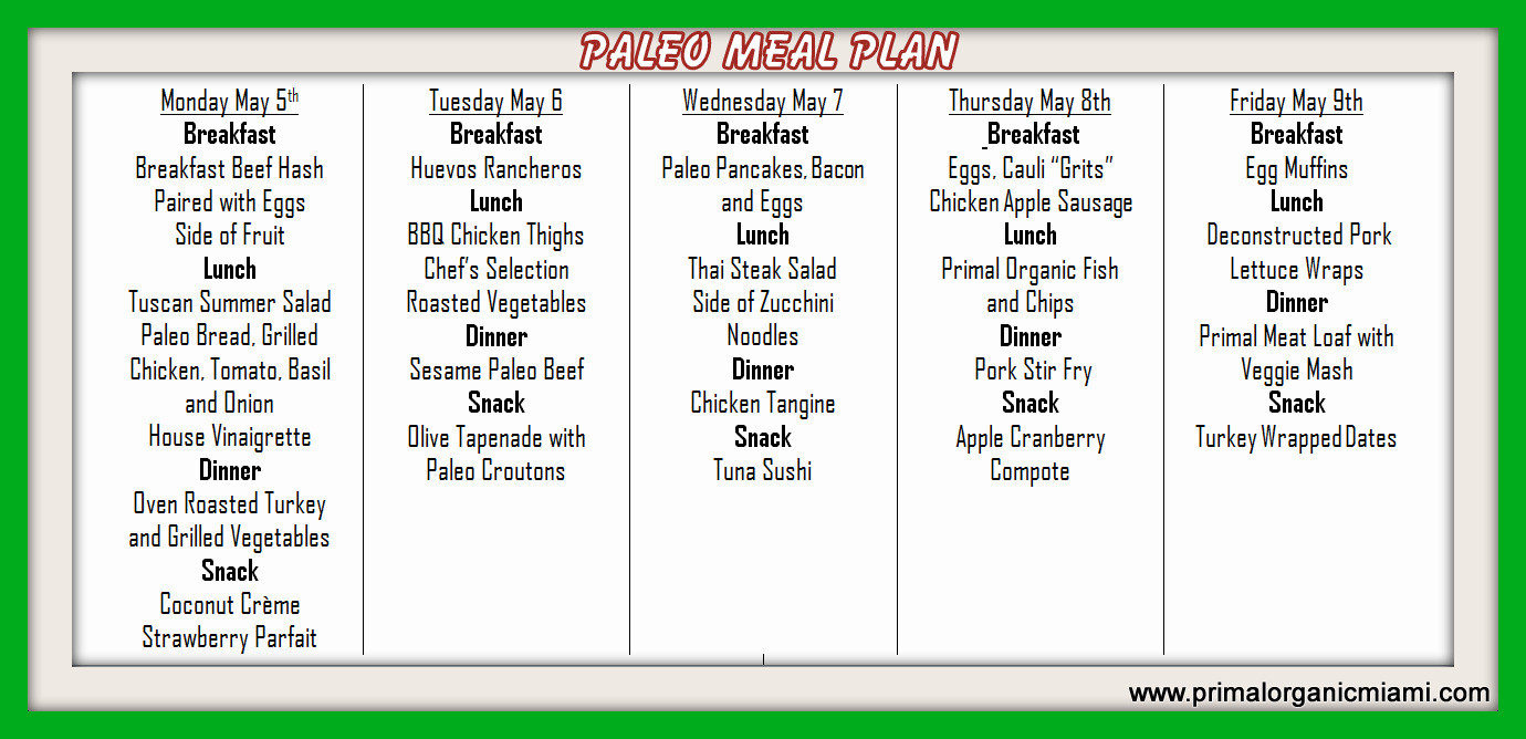Paleo Diet Meal Plan For Weight Loss Pdf
 2014 52 Weeks Paleo Primal Organic
