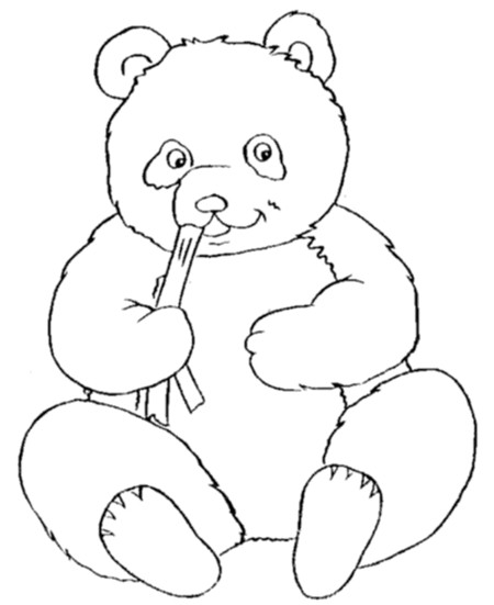 Panda Coloring Pages For Kids
 Cute Panda Bear Coloring Pages for Kids Disney Coloring