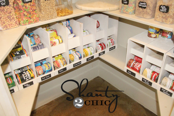 Pantry Can Organizer DIY
 DIY Canned Food Organizers