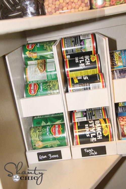 Pantry Can Organizer DIY
 Pantry Ideas DIY Canned Food Storage
